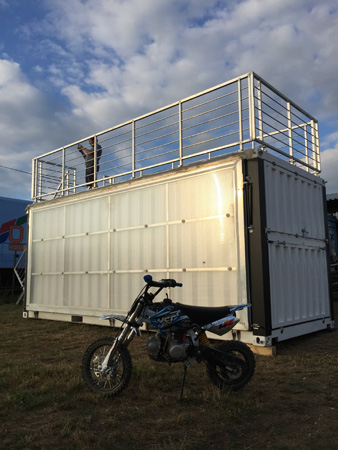 motocross container